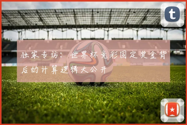 独家专访:世界杯竞彩固定奖金背后的计算逻辑大公开